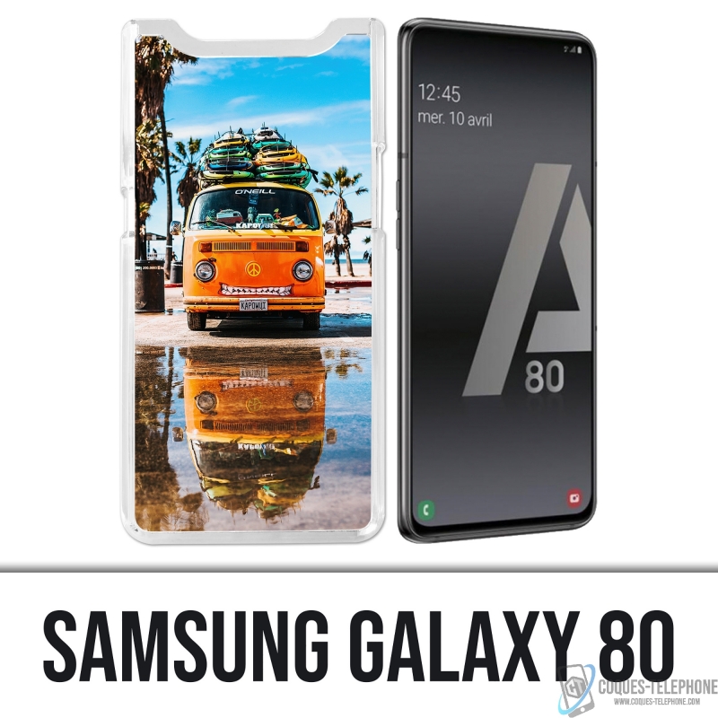 Cover Samsung Galaxy A80 / A90 - Surf sulla spiaggia del bus VW