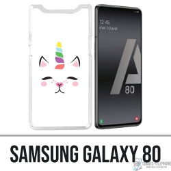 Funda Samsung Galaxy A80 / A90 - Gato Unicornio