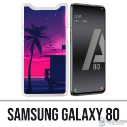 Samsung Galaxy A80 / A90 Case - Miami Beach Purple