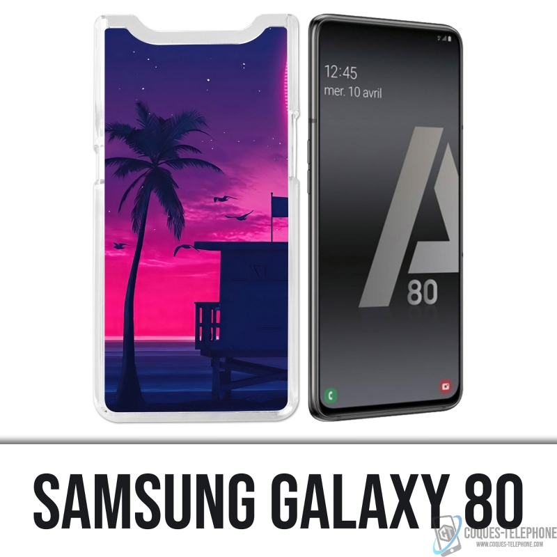 Coque Samsung Galaxy A80 / A90 - Miami Beach Violet
