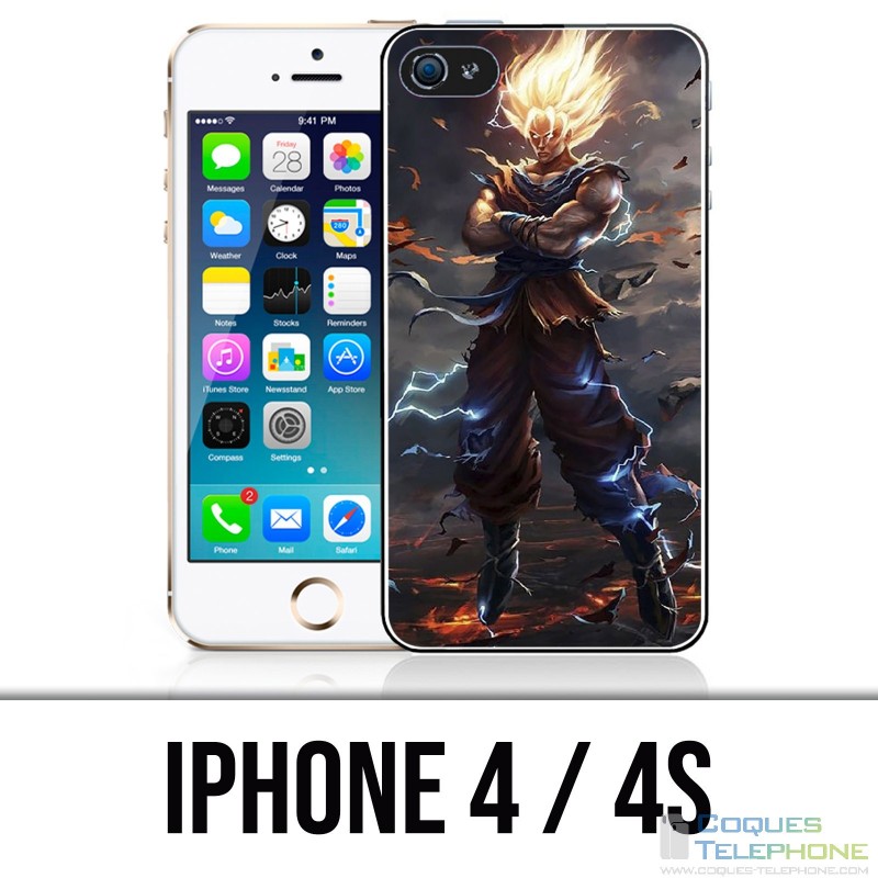 Custodia per iPhone 4 / 4S - Dragon Ball Super Saiyan