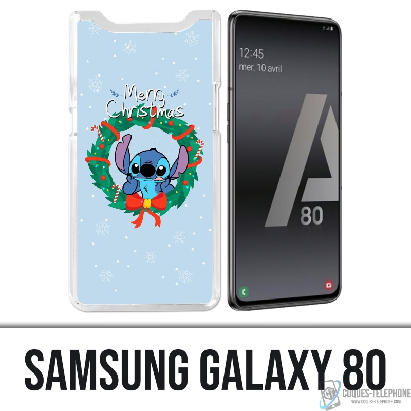 Coque Samsung Galaxy A80 / A90 - Stitch Merry Christmas