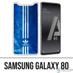 Coque Samsung Galaxy A80 / A90 - Adidas Bandes Bleu