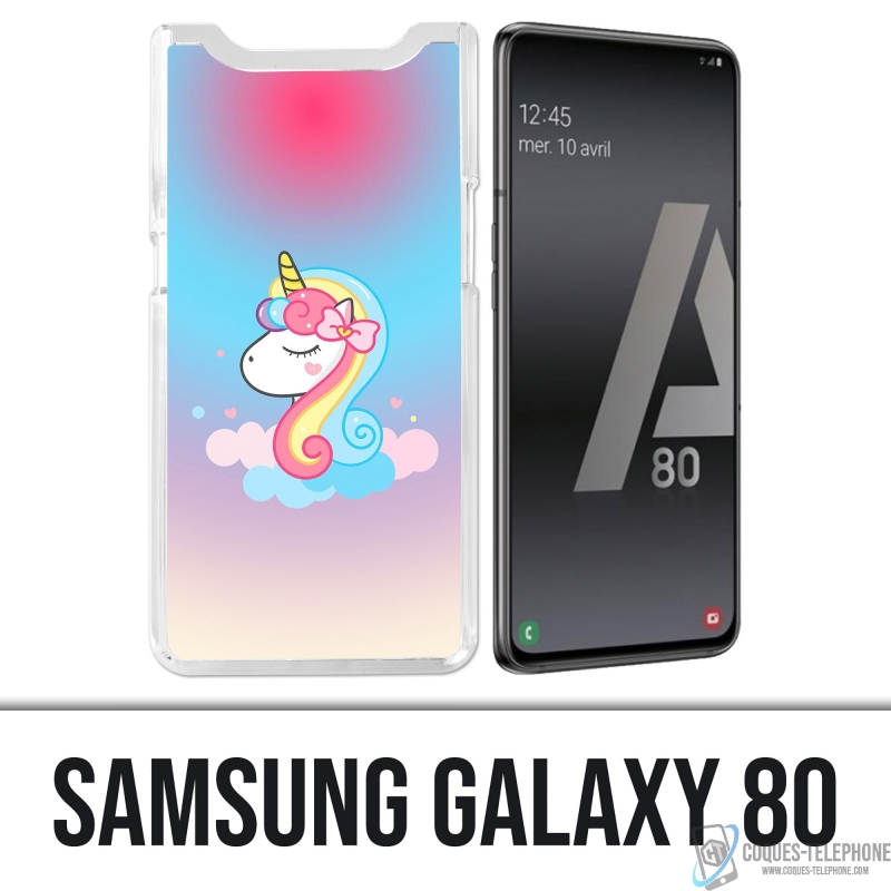 Coque Samsung Galaxy A80 / A90 - Licorne Nuage