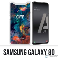 Custodia per Samsung Galaxy A80 / A90 - Nuvola di colore bianco sporco