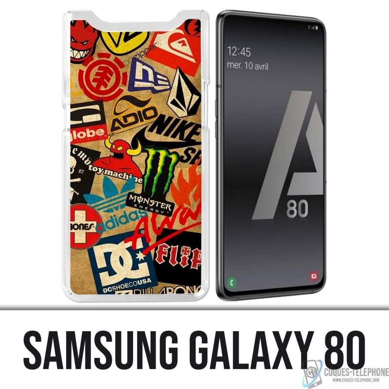 Coque Samsung Galaxy A80 / A90 - Skate Logo Vintage