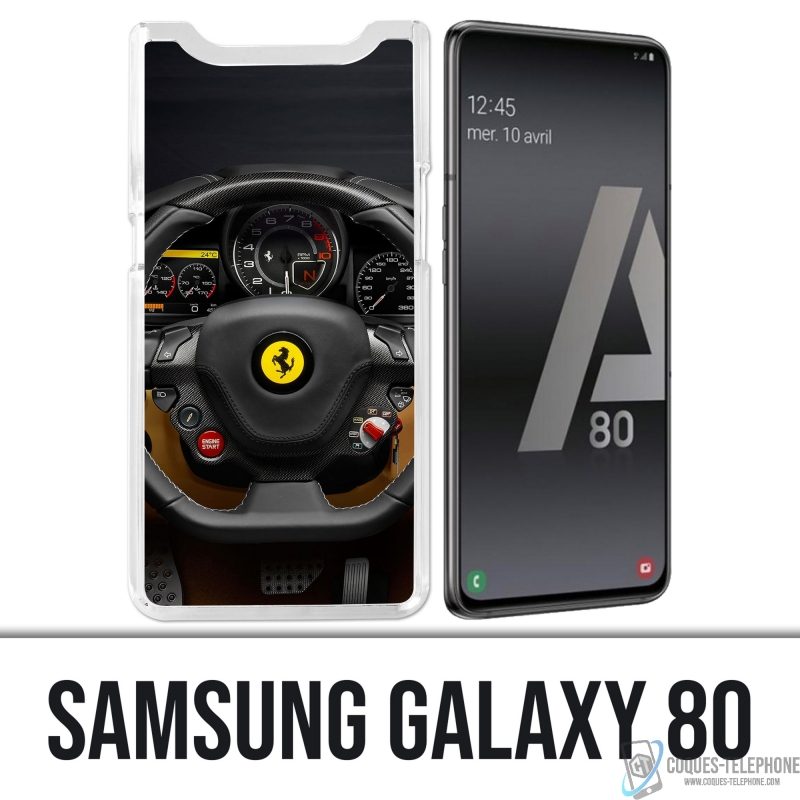 Coque Samsung Galaxy A80 / A90 - Volant Ferrari