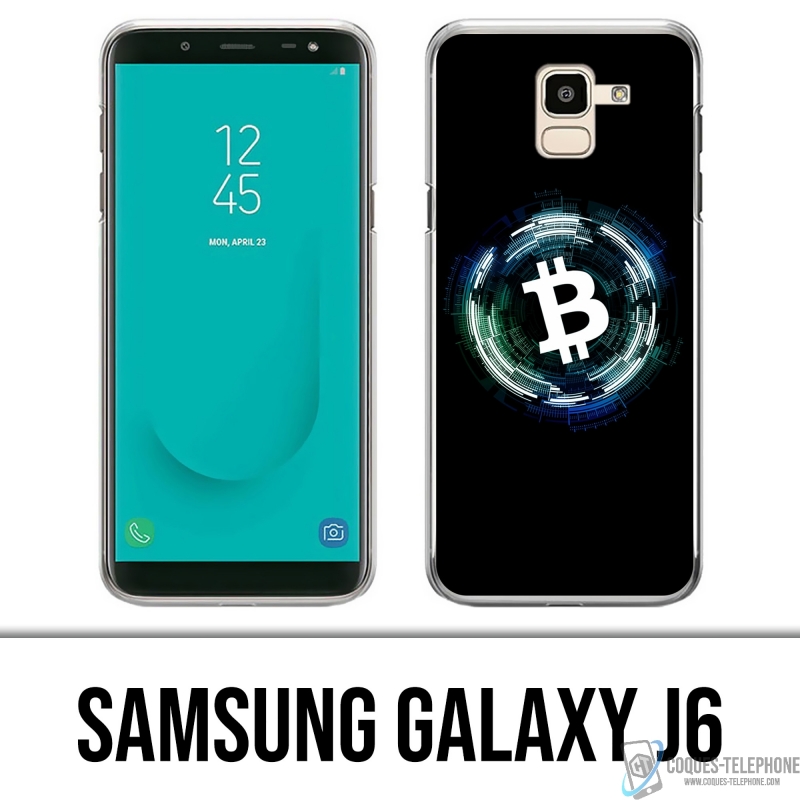 Funda Samsung Galaxy J6 - Logotipo de Bitcoin