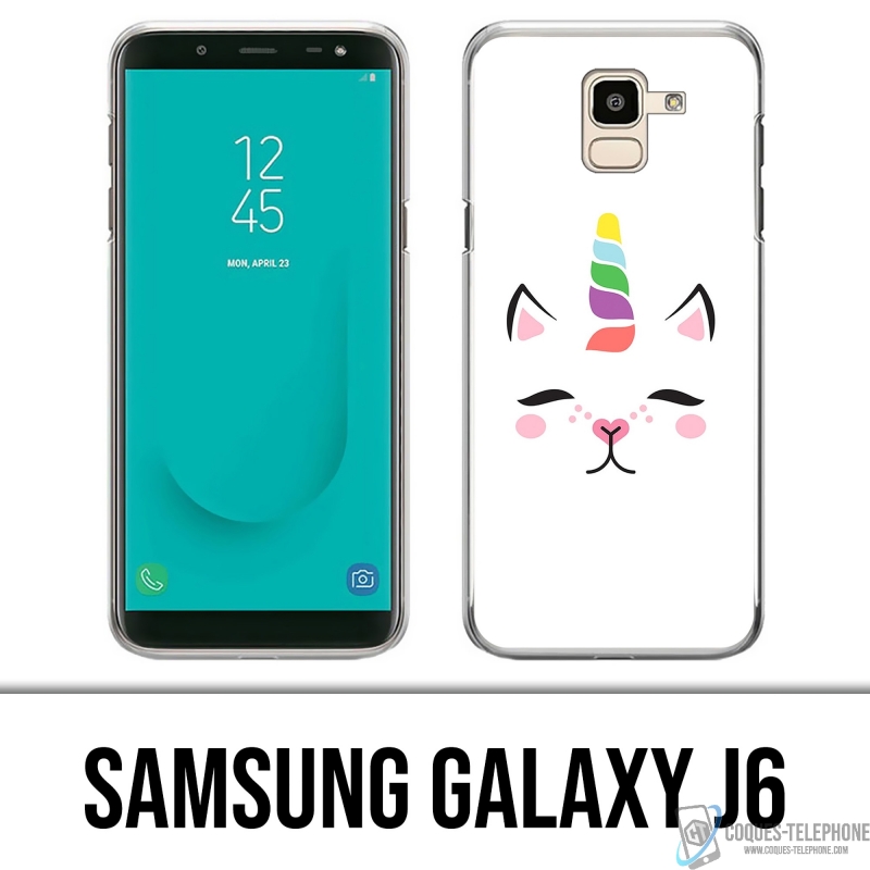 Funda Samsung Galaxy J6 - Gato Unicornio