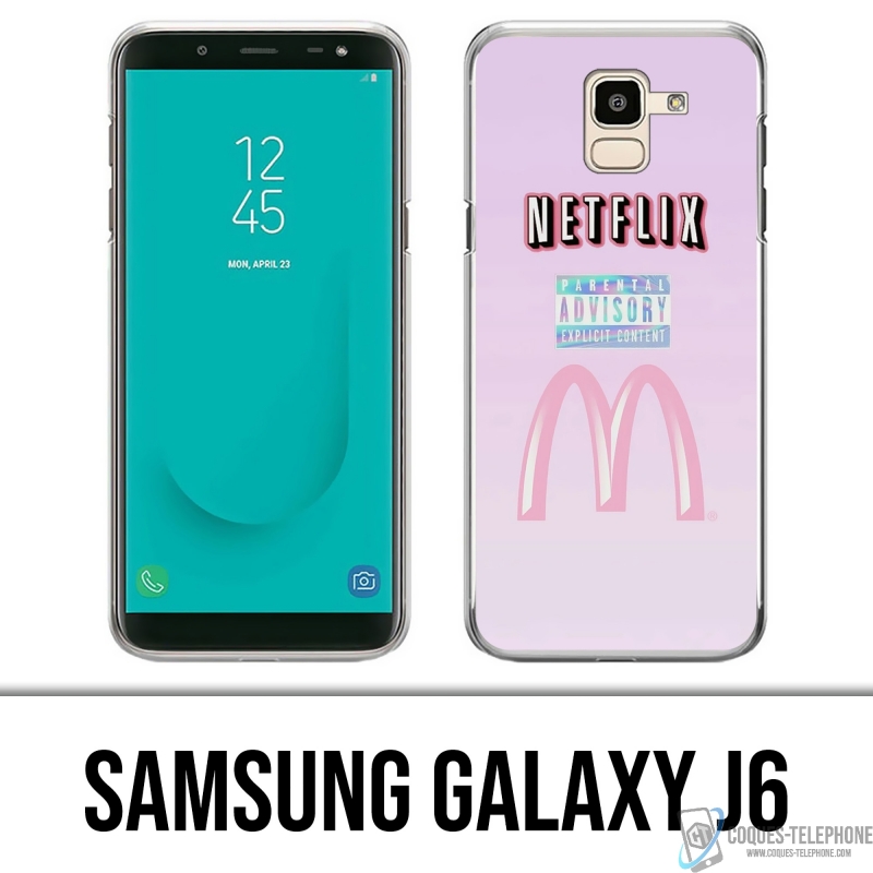 Custodia Samsung Galaxy J6 - Netflix e Mcdo