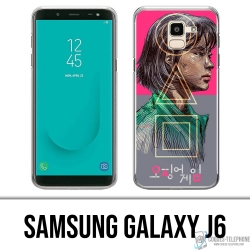 Funda Samsung Galaxy J6 - Squid Game Girl Fanart