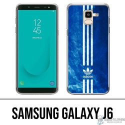 Samsung Galaxy J6 Case - Adidas Blaue Streifen