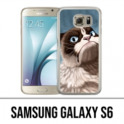 Samsung Galaxy S6 Hülle - Grumpy Cat
