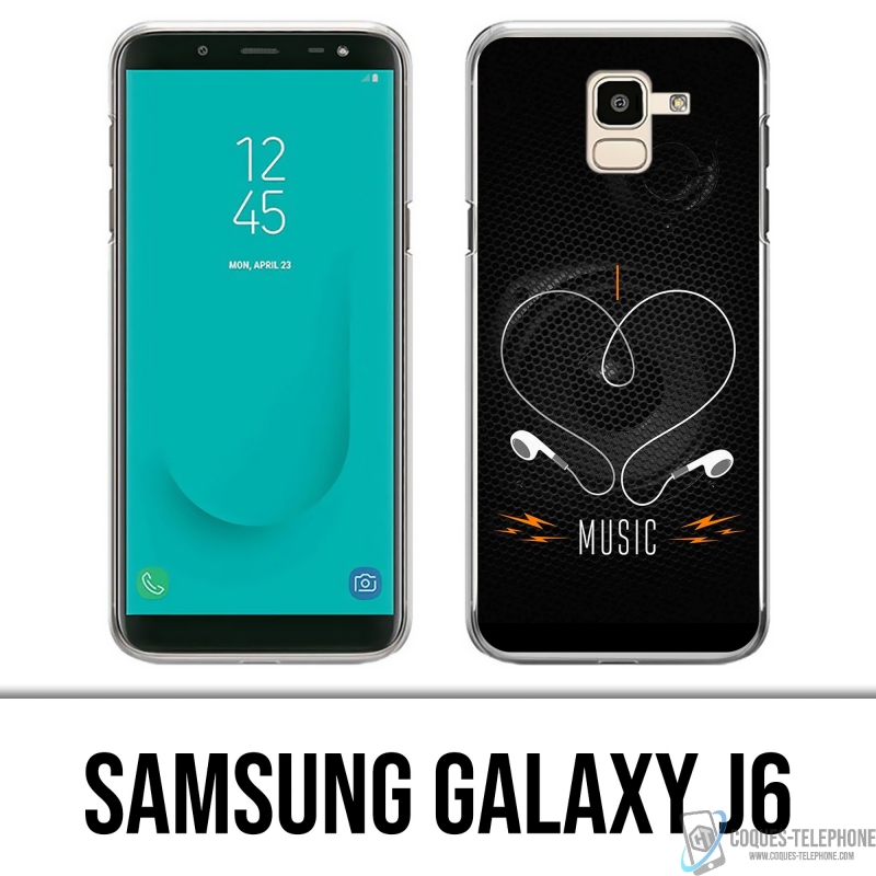 Samsung Galaxy J6 case - I Love Music