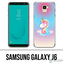 Coque Samsung Galaxy J6 - Licorne Nuage
