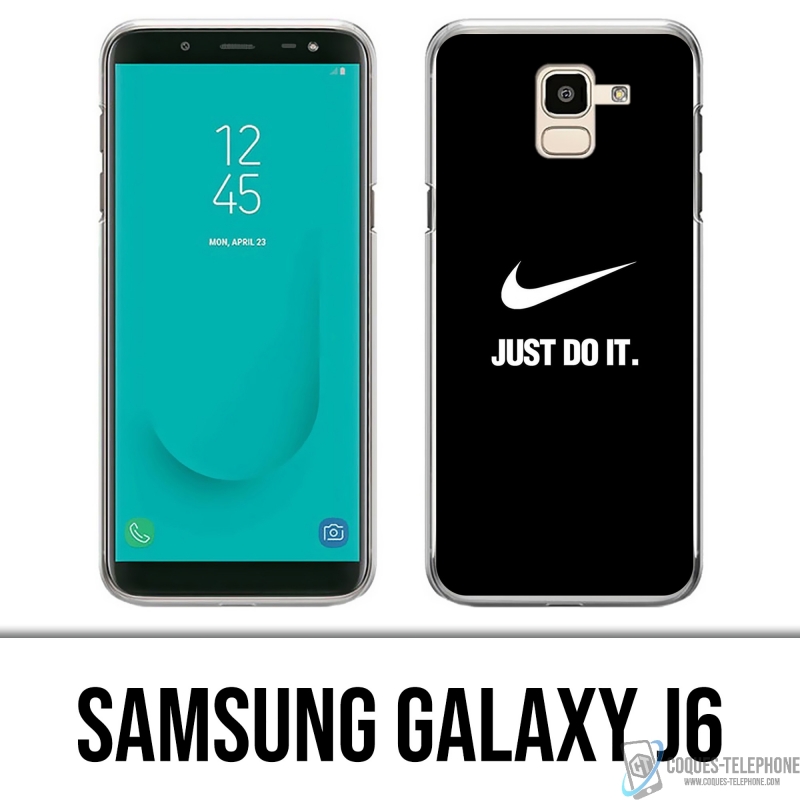 Custodia per Samsung Galaxy J6 - Nike Just Do It Black