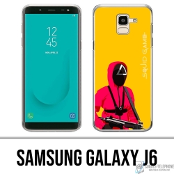 Cover Samsung Galaxy J6 - Squid Game Soldier Cartoon
