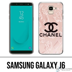Samsung Galaxy J6 Case - Chanel Pink Background