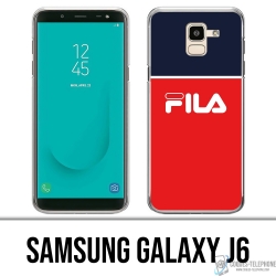 Samsung Galaxy J6 Case - Fila Blue Red