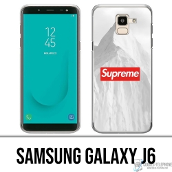 Coque Samsung Galaxy J6 - Supreme Montagne Blanche
