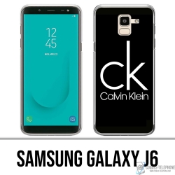 Coque Samsung Galaxy J6 - Calvin Klein Logo Noir