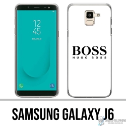 Funda Samsung Galaxy J6 - Hugo Boss Blanco
