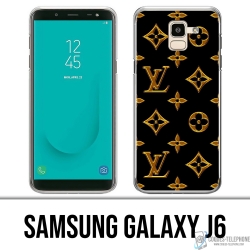Coque Samsung Galaxy J6 - Louis Vuitton Gold