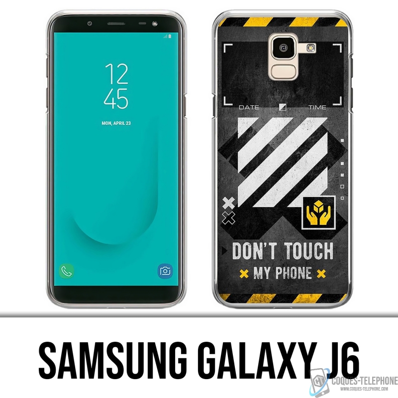 Funda para Samsung Galaxy J6 - Blanco roto, incluye teléfono táctil
