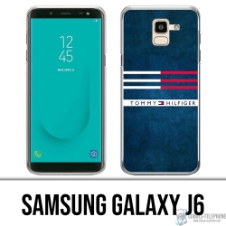Custodia per Samsung Galaxy J6 - Righe Tommy Hilfiger