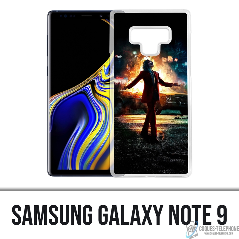 Samsung Galaxy Note 9 Case - Joker Batman On Fire