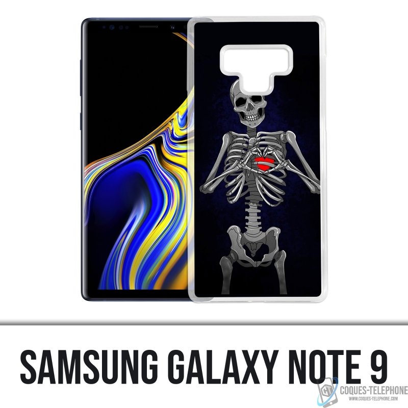Funda Samsung Galaxy Note 9 - Corazón de esqueleto
