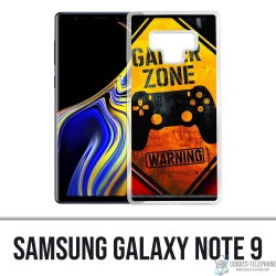 Funda Samsung Galaxy Note 9 - Advertencia de zona de jugador