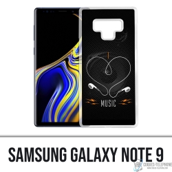 Samsung Galaxy Note 9 Case - Ich liebe Musik