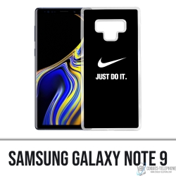 Coque Samsung Galaxy Note 9 - Nike Just Do It Noir