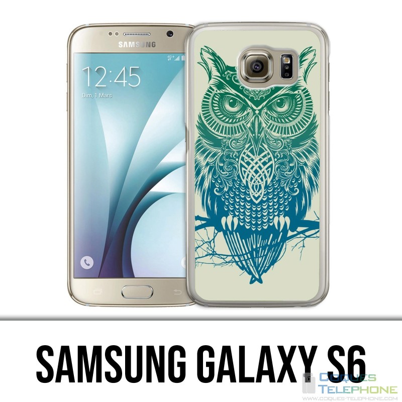 Custodia Samsung Galaxy S6 - Gufo astratta