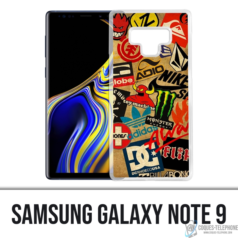 Coque Samsung Galaxy Note 9 - Skate Logo Vintage