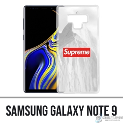 Coque Samsung Galaxy Note 9 - Supreme Montagne Blanche