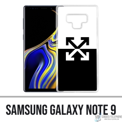 Funda Samsung Galaxy Note 9 - Logotipo blanco roto