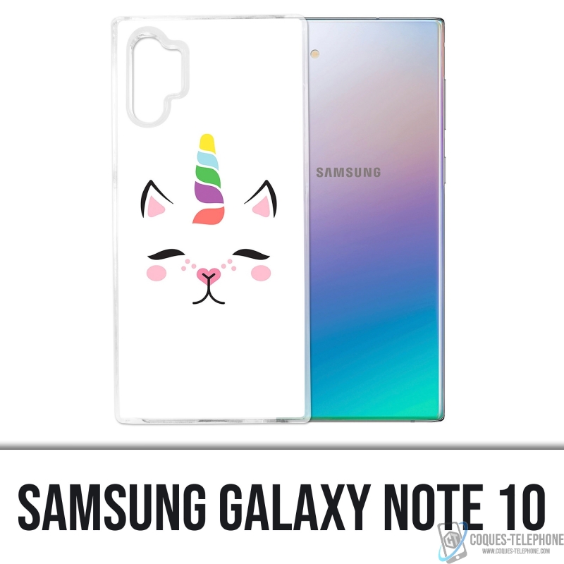 Coque Samsung Galaxy Note 10 - Gato Unicornio
