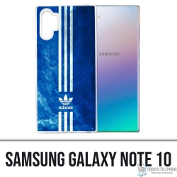 Coque Samsung Galaxy Note 10 - Adidas Bandes Bleu