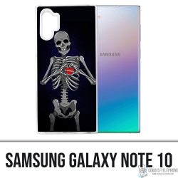 Coque Samsung Galaxy Note 10 - Coeur Squelette