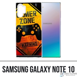 Samsung Galaxy Note 10 case - Gamer Zone Warning