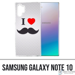 Coque Samsung Galaxy Note 10 - I Love Moustache