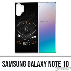 Coque Samsung Galaxy Note 10 - I Love Music