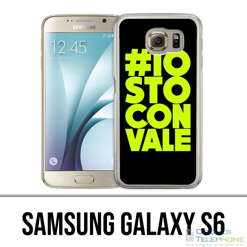 Coque Samsung Galaxy S6 - Io Sto Con Vale Motogp Valentino Rossi