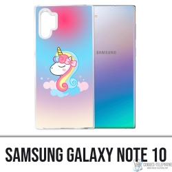 Coque Samsung Galaxy Note 10 - Licorne Nuage