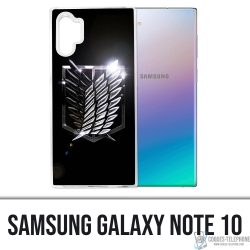 Funda Samsung Galaxy Note 10 - Logotipo de Attack On Titan
