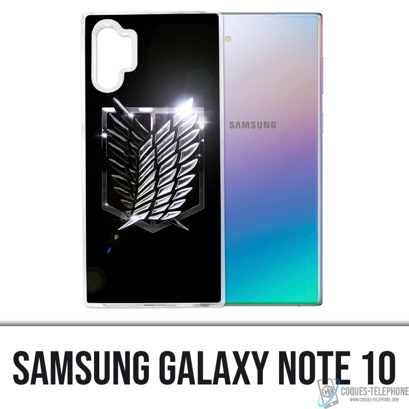 Custodia Samsung Galaxy Note 10 - Logo Attack On Titan