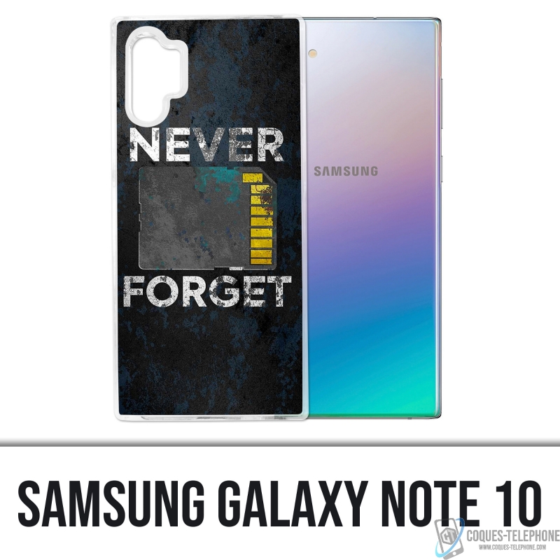 Samsung Galaxy Note 10 Case - Nie vergessen