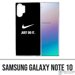 Coque Samsung Galaxy Note 10 - Nike Just Do It Noir